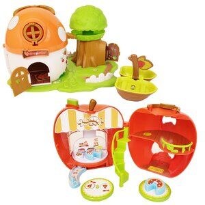 Fat Brain Toys Timber Tots Mushroom Surprise & Apple Delight Bakery by Klorofil